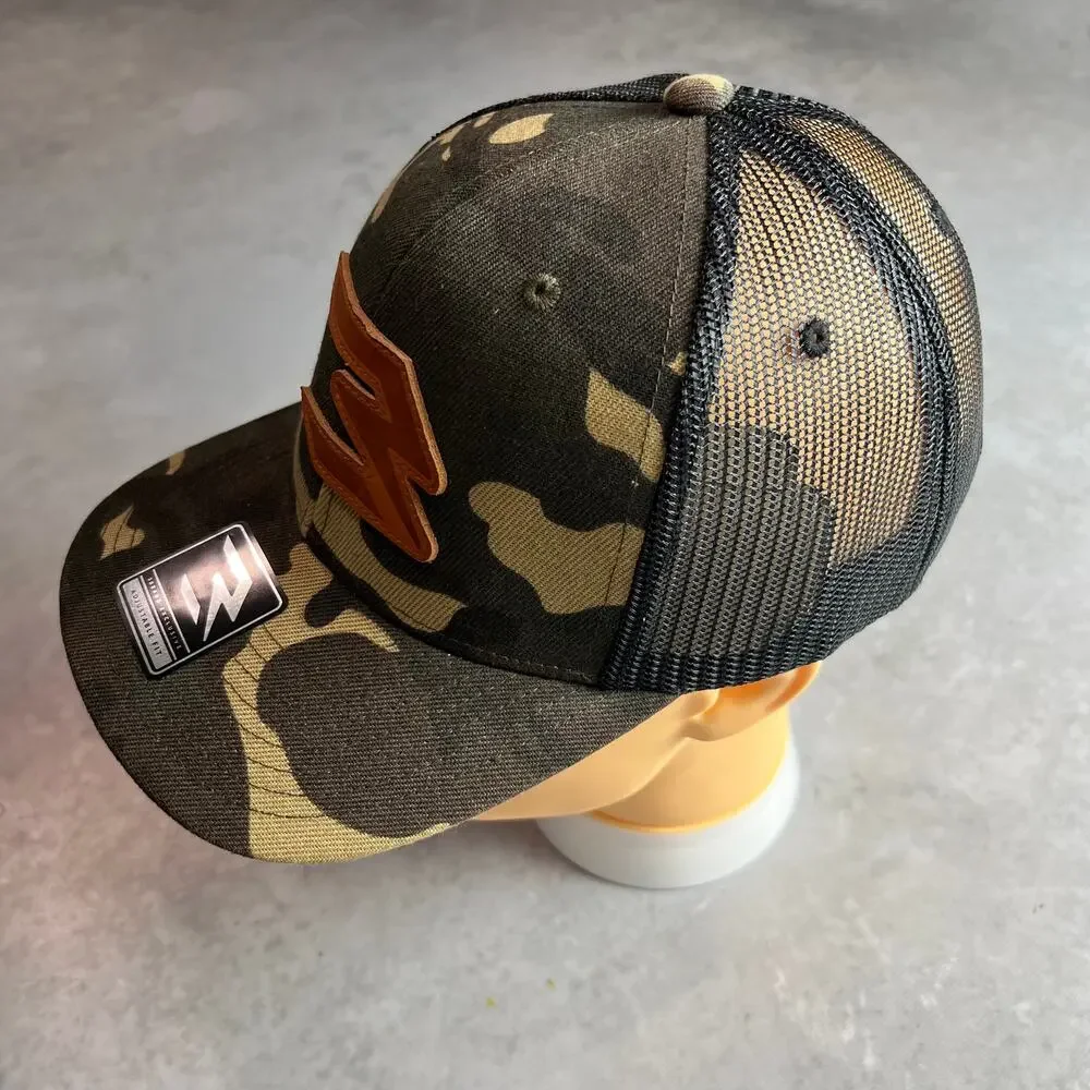 3Brand x Lids Exclusive Camo Trucker Hat Snapback Dangeruss Russell Wilson OS